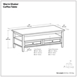 Warm Shaker Solid Wood 48