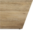 Abba 36 inch Wide Solid Mango Modern Lift Top Coffee Table in Natural