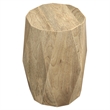 Judson 15 inch Wide Solid Mango Contemporary End Table in Natural & Assembled