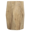 Judson 15 inch Wide Solid Mango Contemporary End Table in Natural & Assembled