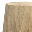 Judson 15 inch Wide Solid Mango Contemporary End Table in Natural & Assembled