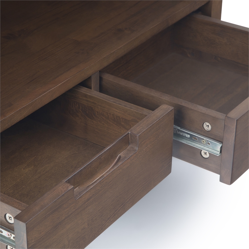Banting 30 inch Solid Wood Bookcase 3-piece Set in Walnut Brown