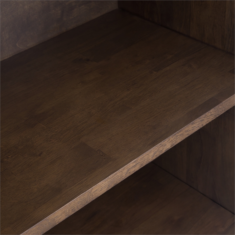 Banting 30 inch Solid Wood Bookcase 3-piece Set in Walnut Brown