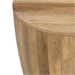 Elmbrook 21 inch Wide Solid Mango Modern End Table in Natural& Assembled