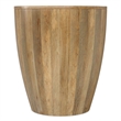 Elmbrook 21 inch Wide Solid Mango Modern End Table in Natural& Assembled
