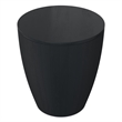 Elmbrook 21 inch Wide Solid Mango Modern End Table in Black& Assembled