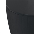 Elmbrook 21 inch Wide Solid Mango Modern End Table in Black& Assembled