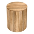 Millbury 20 inch Wide Solid Mango Contemporary End Table in Natural& Assembled