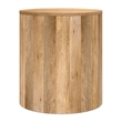 Millbury 20 inch Wide Solid Mango Contemporary End Table in Natural& Assembled
