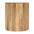 Millbury 20 inch Wide Solid Mango Contemporary End Table in Natural& Assembled