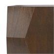 Eisley 39 inch Wide Acacia Wood Contemporary Coffee Table in Walnut & Assembled