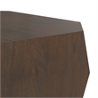 Eisley 39 inch Wide Acacia Wood Contemporary Coffee Table in Walnut & Assembled