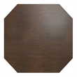 Eisley 39 inch Wide Acacia Wood Contemporary Coffee Table in Walnut & Assembled