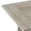 Whitley 72 inch Wide Solid Mango Farmhouse Dining Table in White Wash