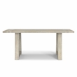 Whitley 72 inch Wide Solid Mango Farmhouse Dining Table in White Wash