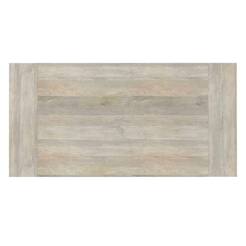 Whitley 72 inch Wide Solid Mango Farmhouse Dining Table in White Wash