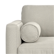 Morrison 42 inch Wide Mid-Century Modern Arm Chair in Cream White