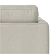 Morrison 42 inch Wide Mid-Century Modern Arm Chair in Cream White