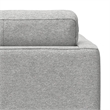 Morrison 42 inch Wide Modern Arm Chair in Mist Grey Performance Fabric