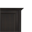 Amherst 37 inch Wide Solid Wood Transitional 2 Door Storage Cabinet in Hickory Brown