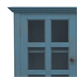 Acadian 39 inch Wide Solid Wood Transitional Medium Storage Cabinet in Distressed Coastal Blue