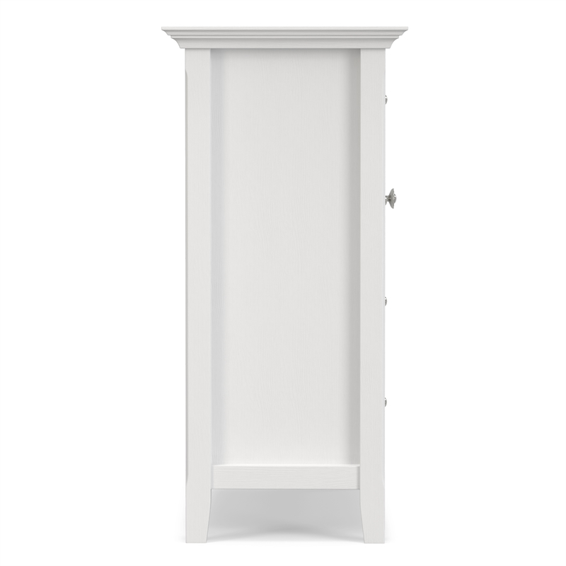 Amherst 37 inch Wide Solid Wood Transitional Medium Storage Cabinet in White