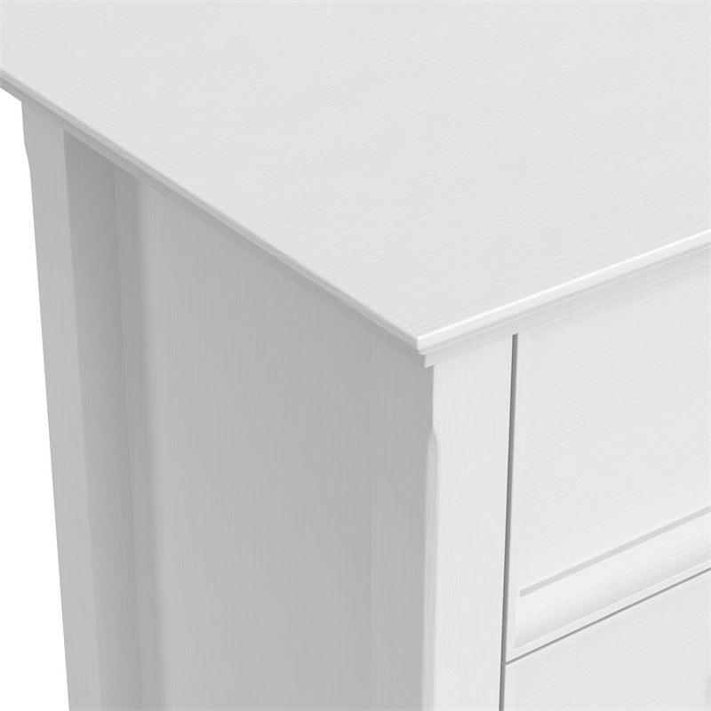 Amherst 37 inch Wide Solid Wood Transitional Medium Storage Cabinet in White