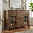 Artisan 54 inch Wide Solid Wood Transitional Sideboard Buffet in Rustic Natural Aged Brown
