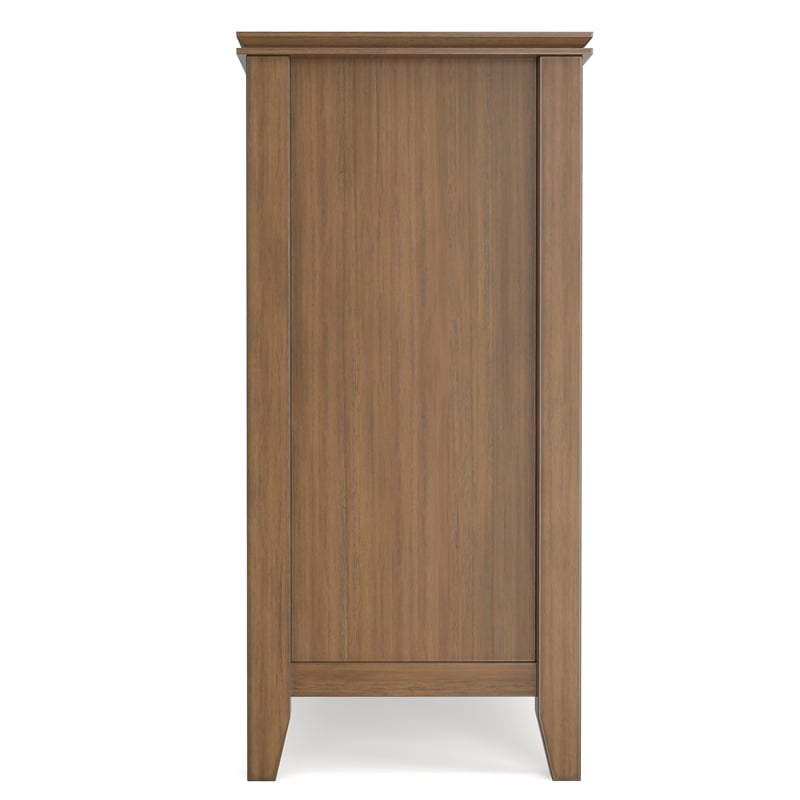 Artisan 54 inch Wide Solid Wood Transitional Sideboard Buffet in Rustic Natural Aged Brown