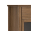Artisan 54 inch Wide Solid Wood Transitional Sideboard Buffet in Rustic Natural Aged Brown