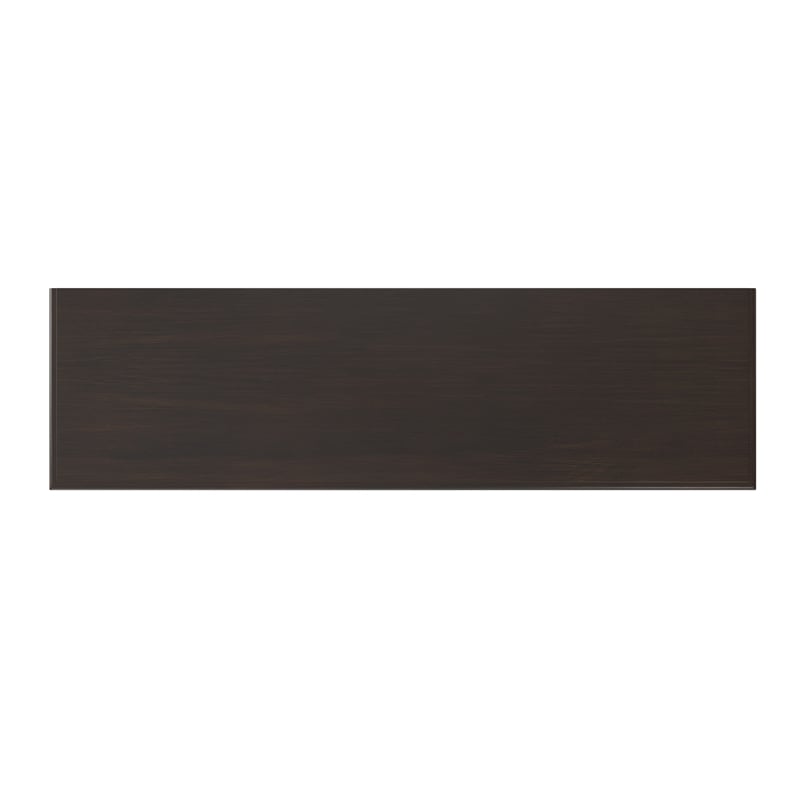 Connaught Wide Solid Wood Traditional Storage Bench in Dark Chestnut Brown
