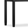 Warm Shaker 48 inch Wide Solid Wood Transitional Desk in Black