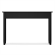 Warm Shaker 48 inch Wide Solid Wood Transitional Desk in Black