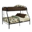 ACME Furniture Tritan Twin XL over Queen Bunk Bed in Black
