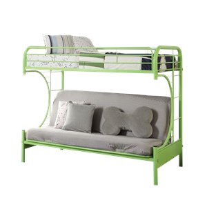 ACME Furniture Eclipse Twin over Full Futon Bunk Bed in Green