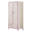 ACME Priya II 2-Door Metal Frame Wardrobe Armoire in White
