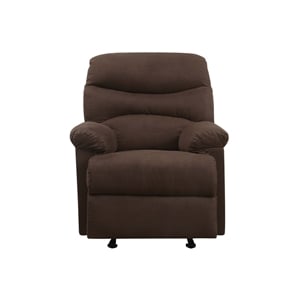 ACME Arcadia Glider Recliner in Chocolate