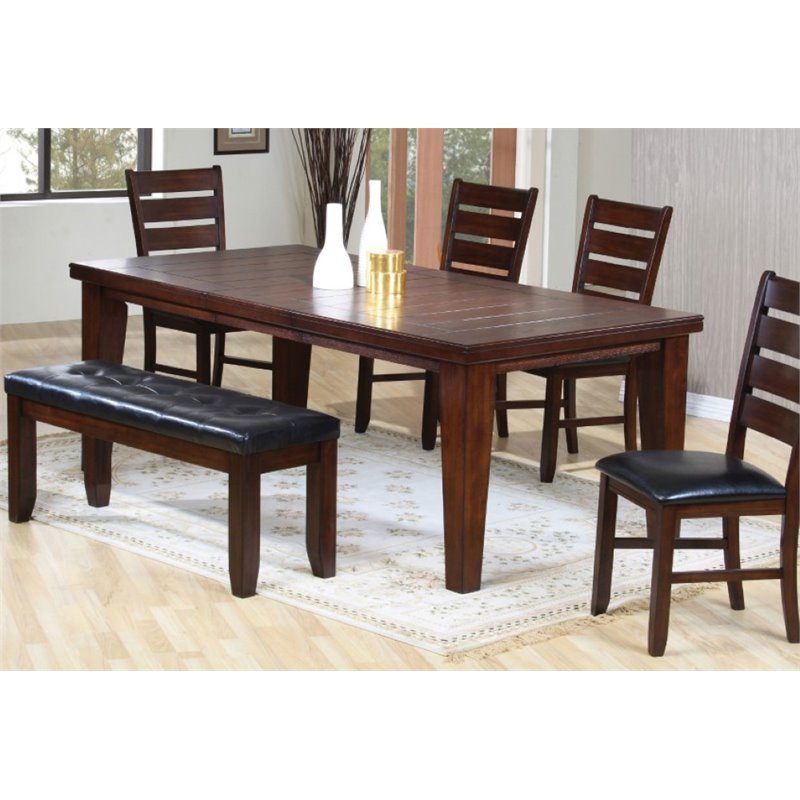 ACME Urbana Extendable Dining Table in Cherry
