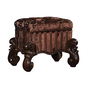 ACME Versailles Vanity Stool in Cherry Oak