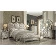 ACME Versailles Upholstered Queen Bed in Ivory and Bone White