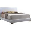 ACME Lorimar King Bed with LED in White