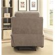 ACME Rosia Fabric Upholstered Motion Recliner with Pillow Top Armrest in Gray