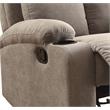 ACME Rosia Fabric Upholstered Motion Recliner with Pillow Top Armrest in Gray