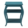 ACME Becci Wood End Table in Teal