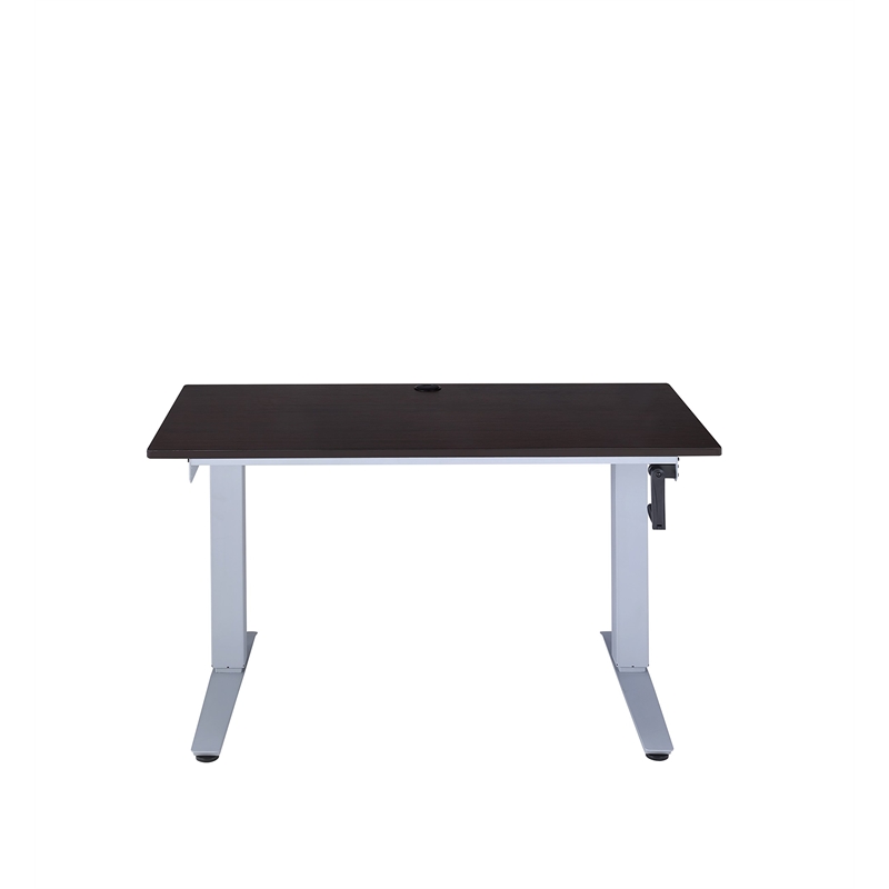 ACME Bliss Rectangular Wooden Top Adjustable Writing Desk in Espresso
