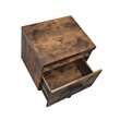 ACME Bob 1-Drawer Wooden File Cabinet in Weathered Oak
