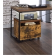 ACME Bob 1-Drawer Wooden File Cabinet in Weathered Oak