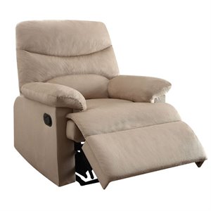 ACME Arcadia Woven Recliner in Beige