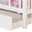 ACME Heartland Wood Twin Trundle with Cut-Out Handles in White