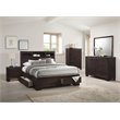 ACME Madison II Wood Queen Platform Bed with Storage in Espresso